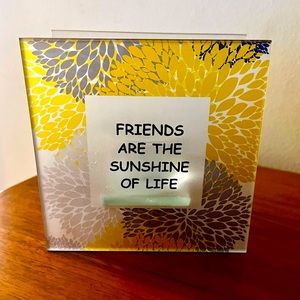 Friendship tea light candle holder